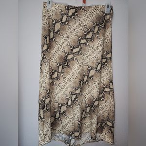  Rachel Zoe Snake Print Skirt